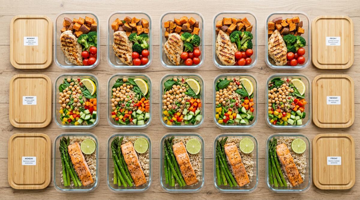 Meal Prep for Beginners: How to Prep a Full Week in 2 Hours